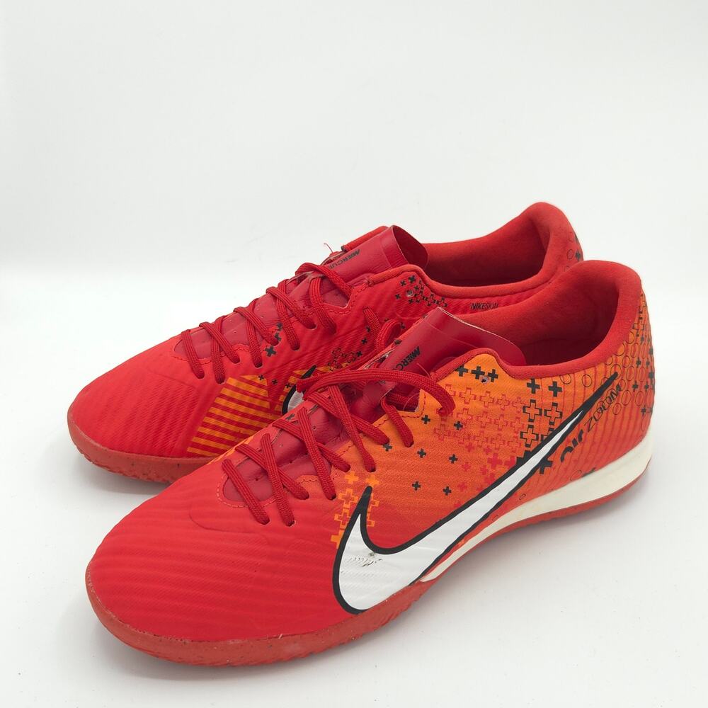 Nike Zoom Vapor 15 Academy MDS IC Men's Size 8.5 Soccer Red Orange FD1164-600